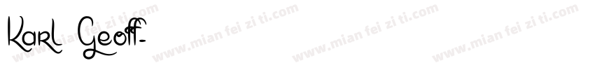Karl Geoff字体转换